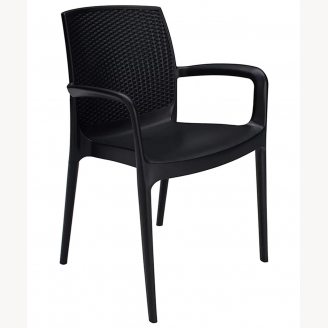 Кресло с подлокотниками Grand Soleil Armchair Boheme ANTHRACITE