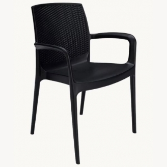 Кресло с подлокотниками Grand Soleil Armchair Boheme ANTHRACITE