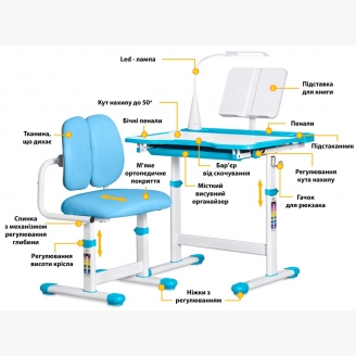 Комплект Evo-кids парта со стульчиком BD-23 
