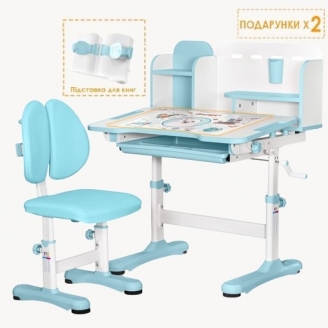 Комплект Evo-Kids парта со стульчиком BD-28 Panda 