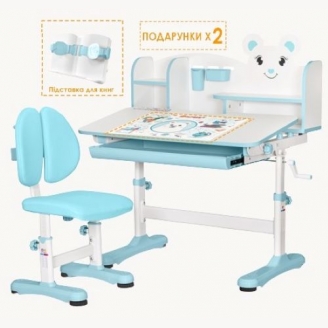 Комплект Evo-Kids парта со стульчиком BD-29 Panda XL 