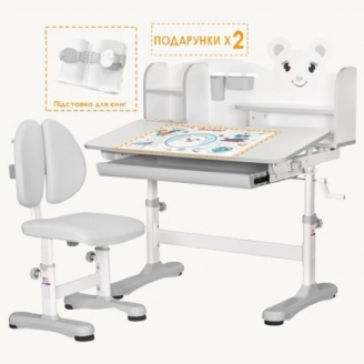 Комплект Evo-Kids парта со стульчиком BD-29 Panda XL 