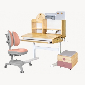 Комплект дитячих меблів Mealux парта BD-685 Timberdesk S та крісло Y-115 Onyx Duo і тумбочка BD-920-2 