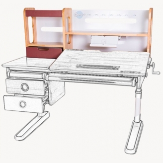 Полиця-надбудова для столу Mealux Oxford Wood BD-920