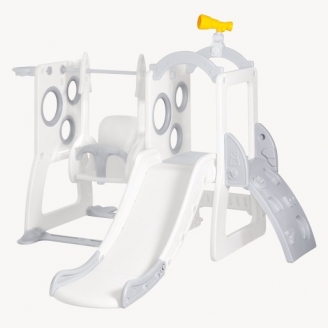 Горка-качеля для детей Lola Mealux KD-B076 White/Grey