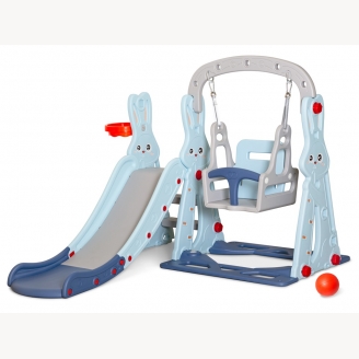 Горка-качеля для детей Bunny Mealux KD-B261 Blue