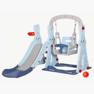 Гірка-гойдалка для дітей Bunny Mealux KD-B261 Blue