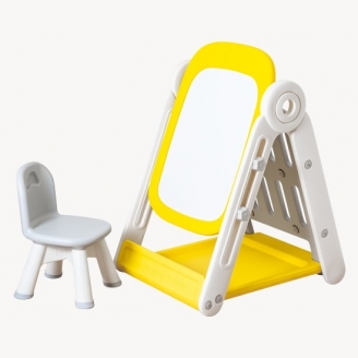 Мольберт дитячий для малювання зі стільцем Mealux KD-G012 Felix Yellow