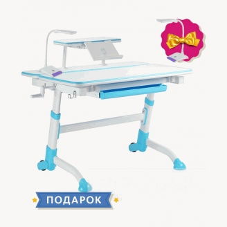 Парта FunDesk Volare Grey с полкой SS16 Grey